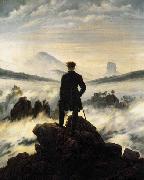 Caspar David Friedrich The Wanderer above the Mists oil painting on canvas